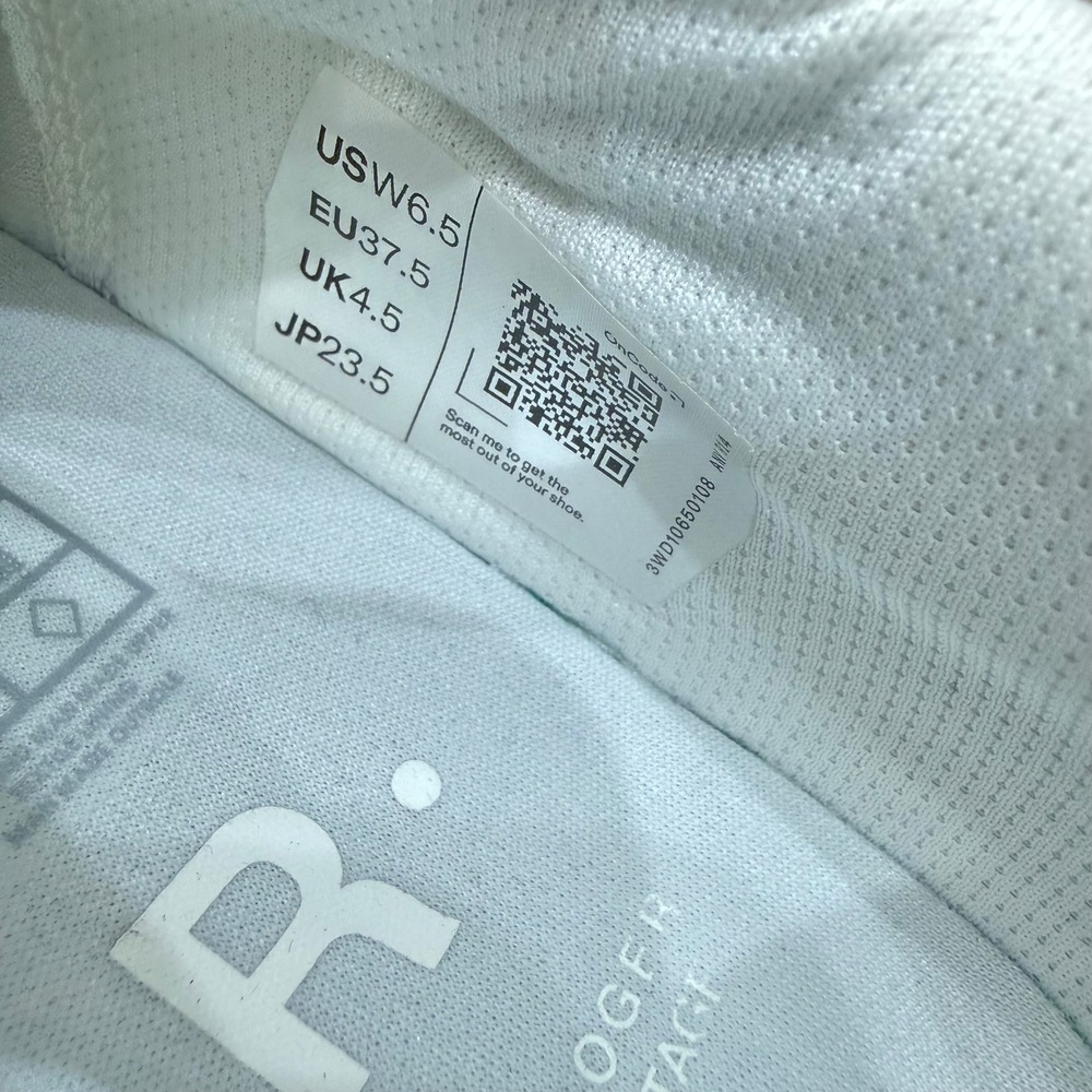 On Cloud Running THE ROGER Advantage White Vegan Work Sneakers Shoes Womens 6.5 - Picture 8 of 11